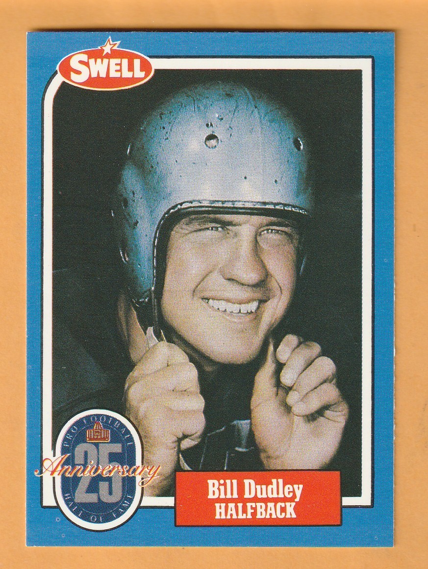 Bill Dudley Detroit Lions 1988 Swell Greats #37 Virginia Cavaliers