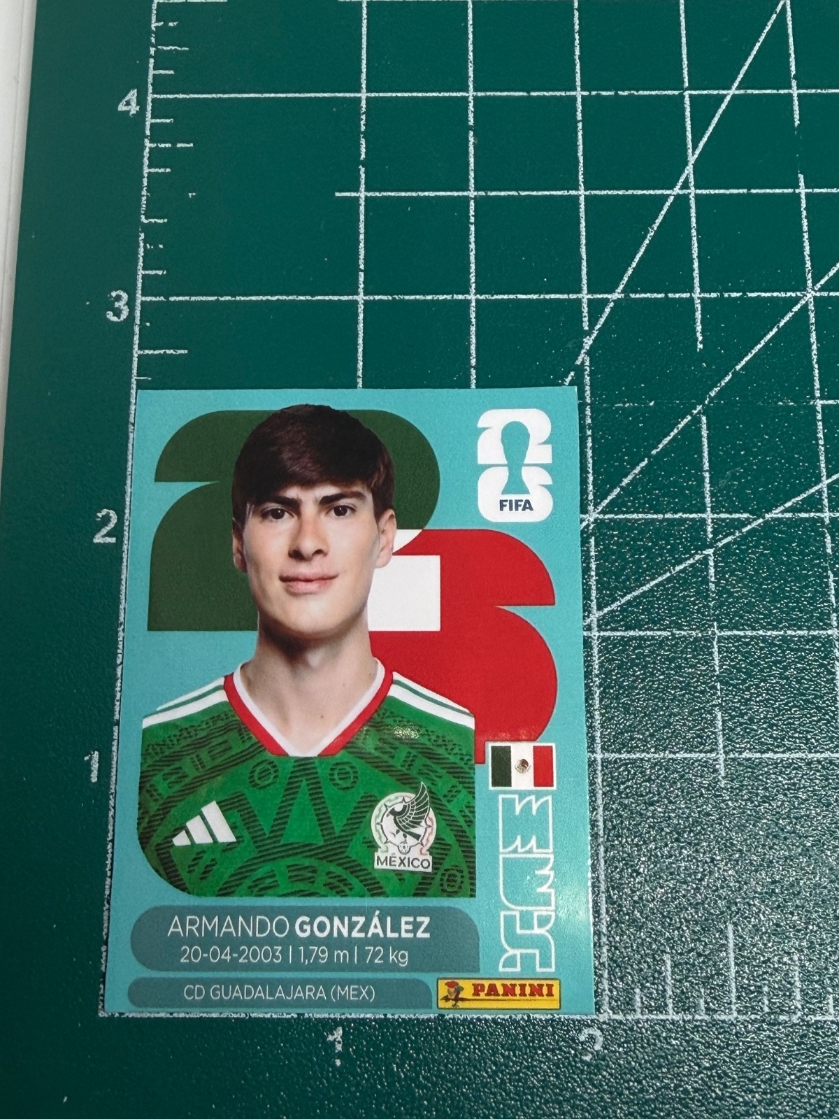 Armando Gonzalez La Hormiga Sticker Decal Fifa World Cup 2026 MEXICO