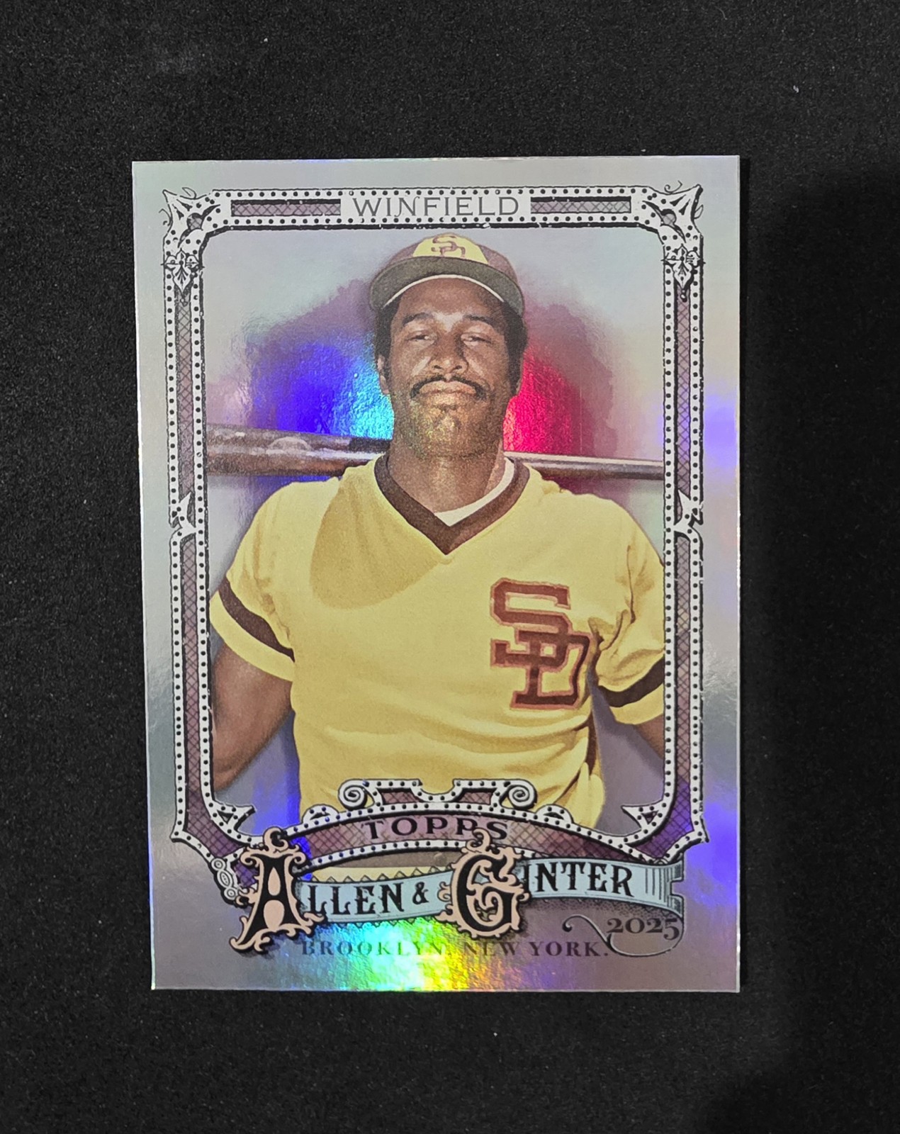 2025 Topps Allen & Ginter #151 Dave Winfield Silver Portrait HOF Padres