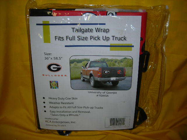 University of Georgia Bulldogs Pickup Truck Tailgate Wrap! NEW n bag 36″ x 58.5″