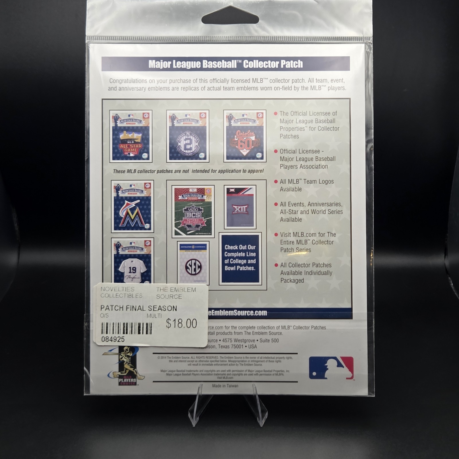 Texas Rangers Final Season at Globe Life Park Patch Collector MLB 1994 – 2019