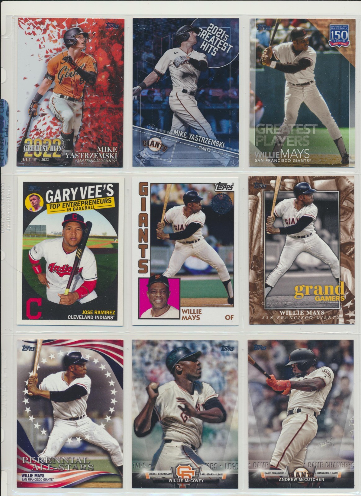 Lot of 66 Different San Francisco Giants Inserts 2010’s and 2020’s
