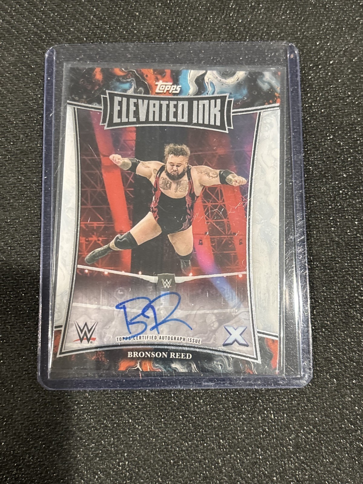 2025 WWE Topps Exalted Bronson Reed Elevated Ink Acetate Auto Autograph