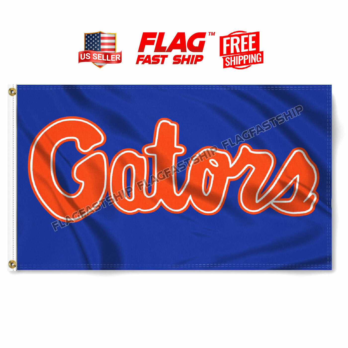 Florida Gators Flag ~ Large 3’X5′ University of Florida NCAA FAST Free Shipping