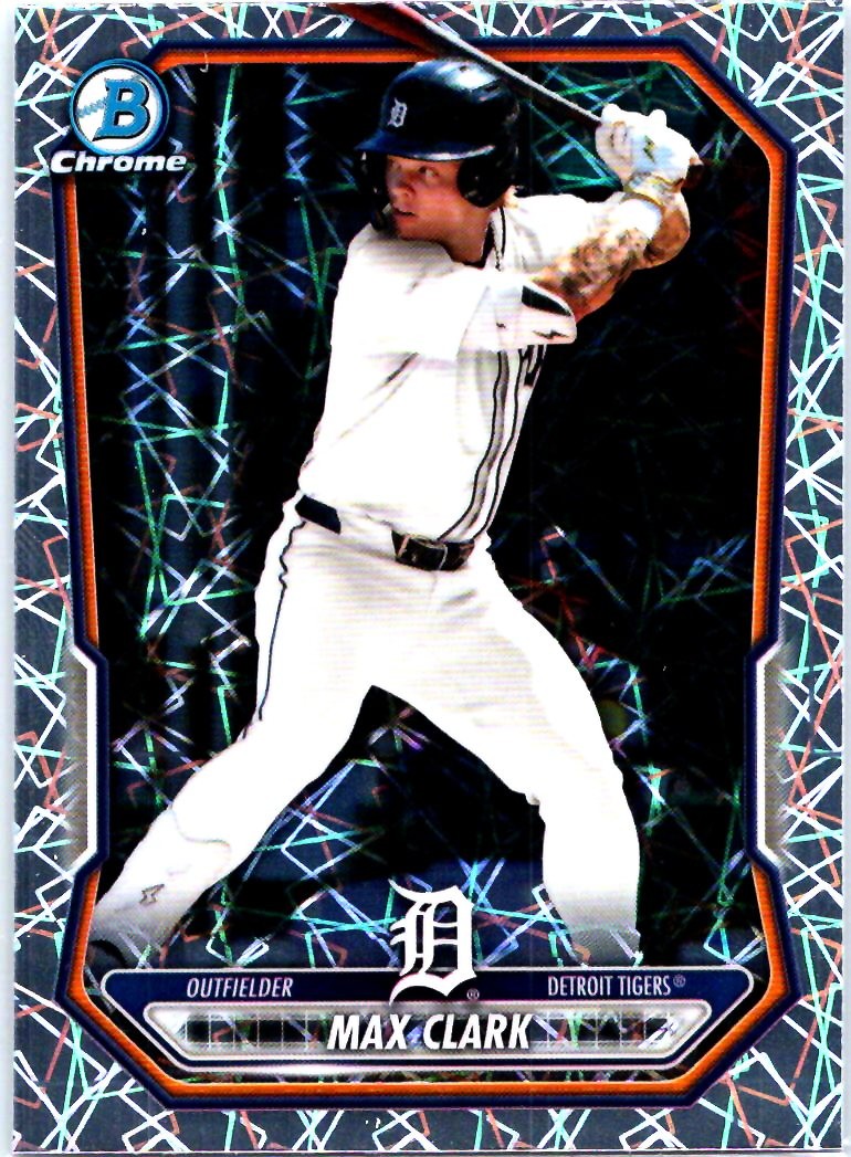 2026 Bowman #BCP-2 Max Clark Chrome Prospects Lazer Refractor