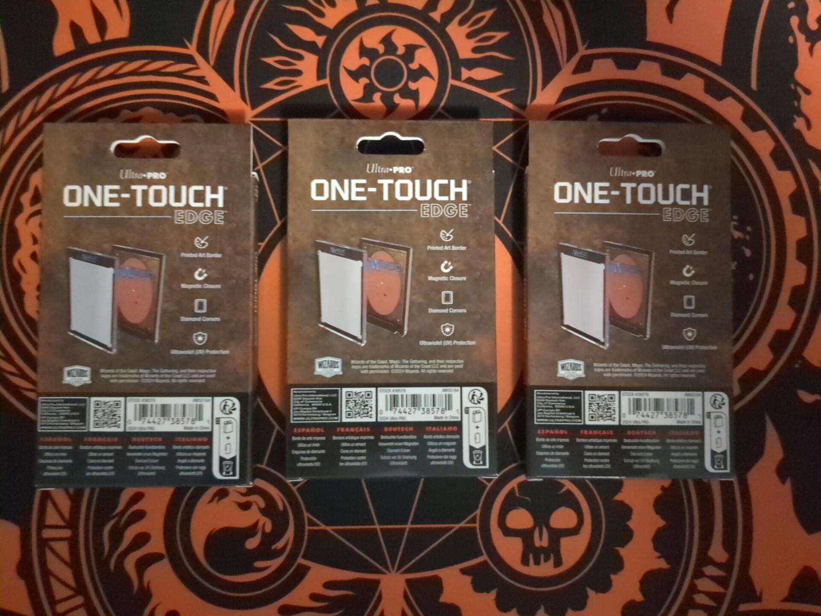 (3Pack) Ultra Pro One Touch Edge Card Holder – Magic The Gathering Classic *New*
