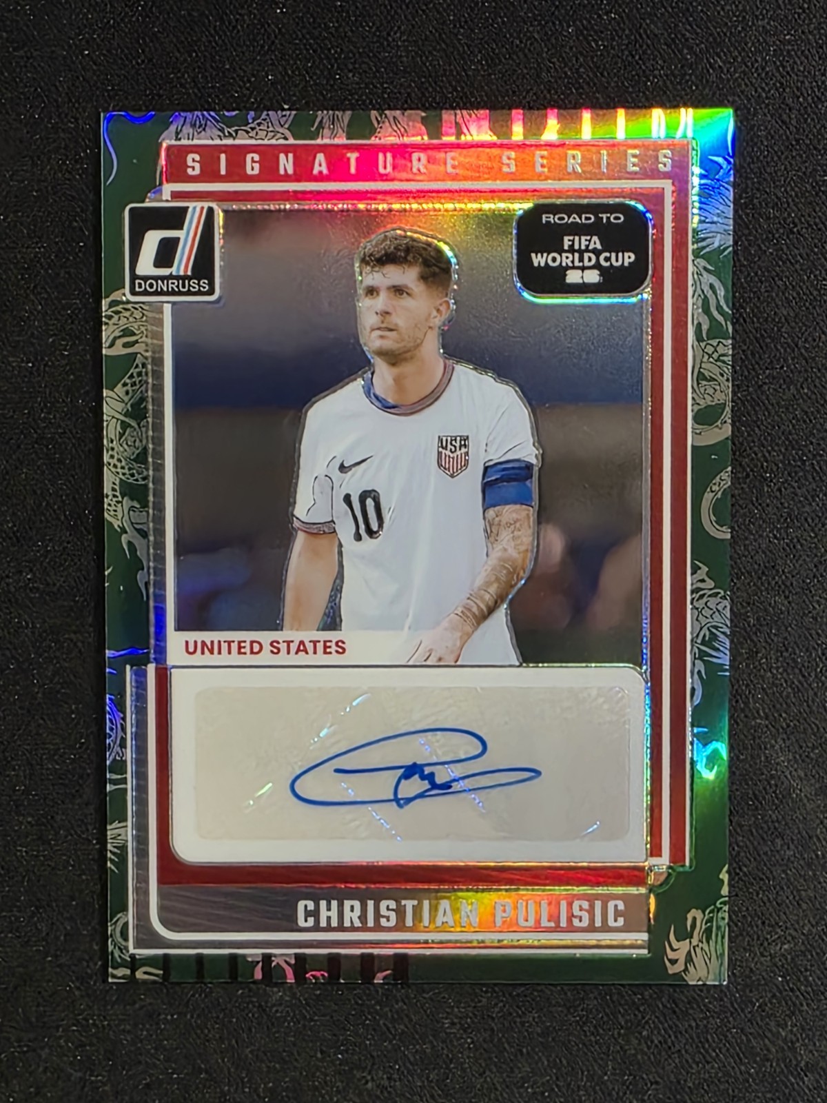 2025-26 Donruss FIFA Christian Pulisic Dragon Scale Signature Series Auto /99