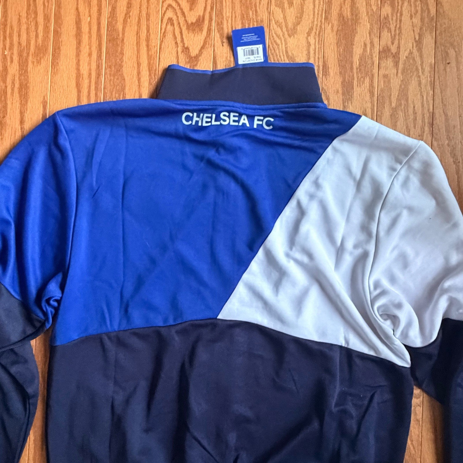 Icon Sports Chelsea FC Track Jacket Blue White Navy Officially Licensed