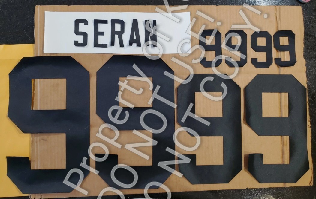 Oakland (Any Team/League) Name Number UNSEWN Kit for FOOTBALL Jersey READ DESC