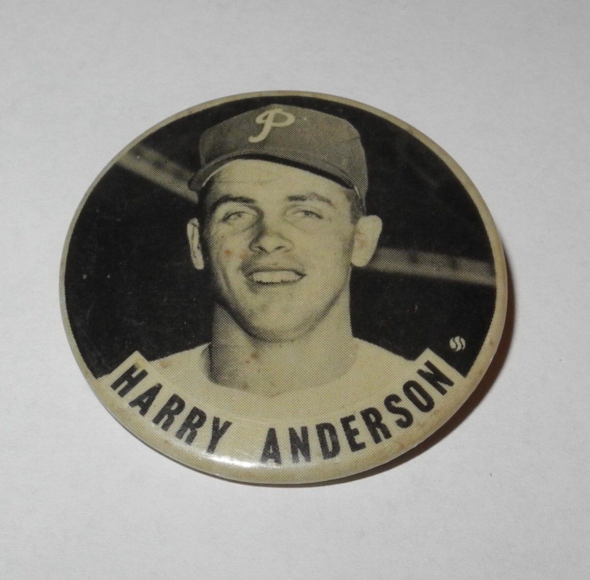 1950 Baseball Harry Anderson Philadelphia Phillies Souvenir World Series Pin