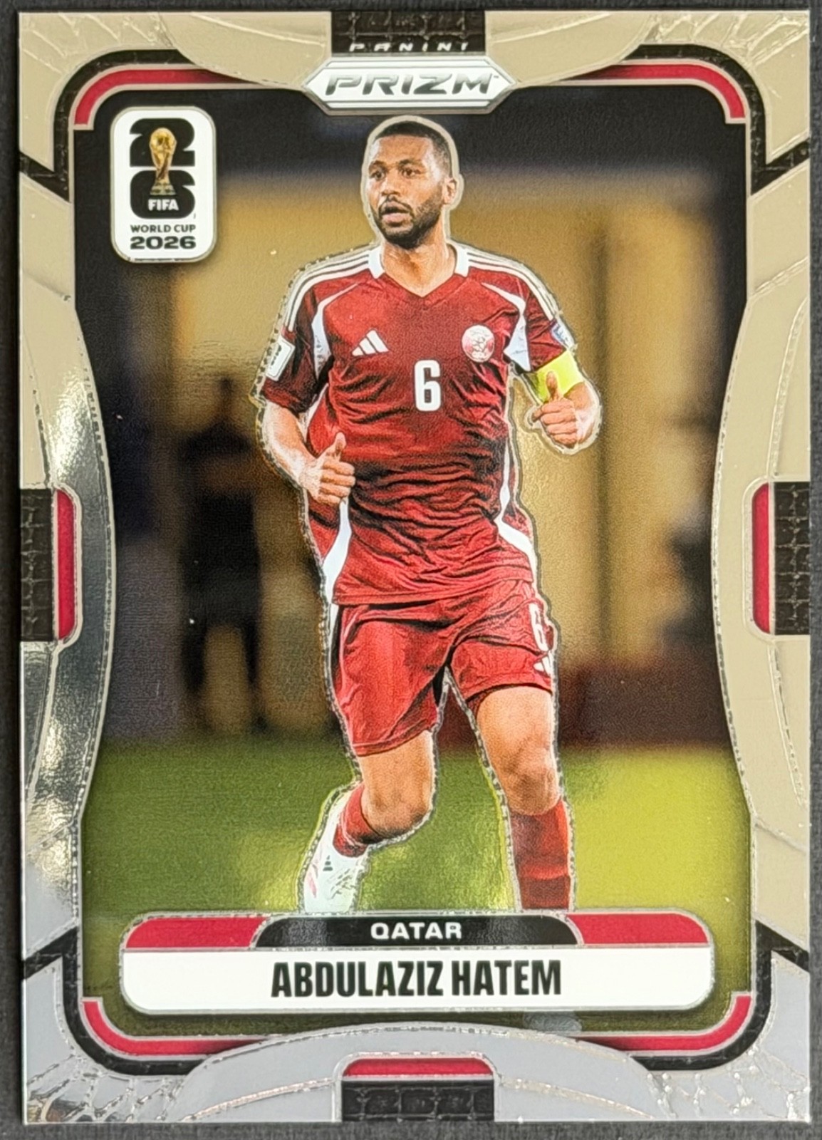 Abdulaziz Hatem – Qatar 2026 Panini Prizm FIFA World Cup #380