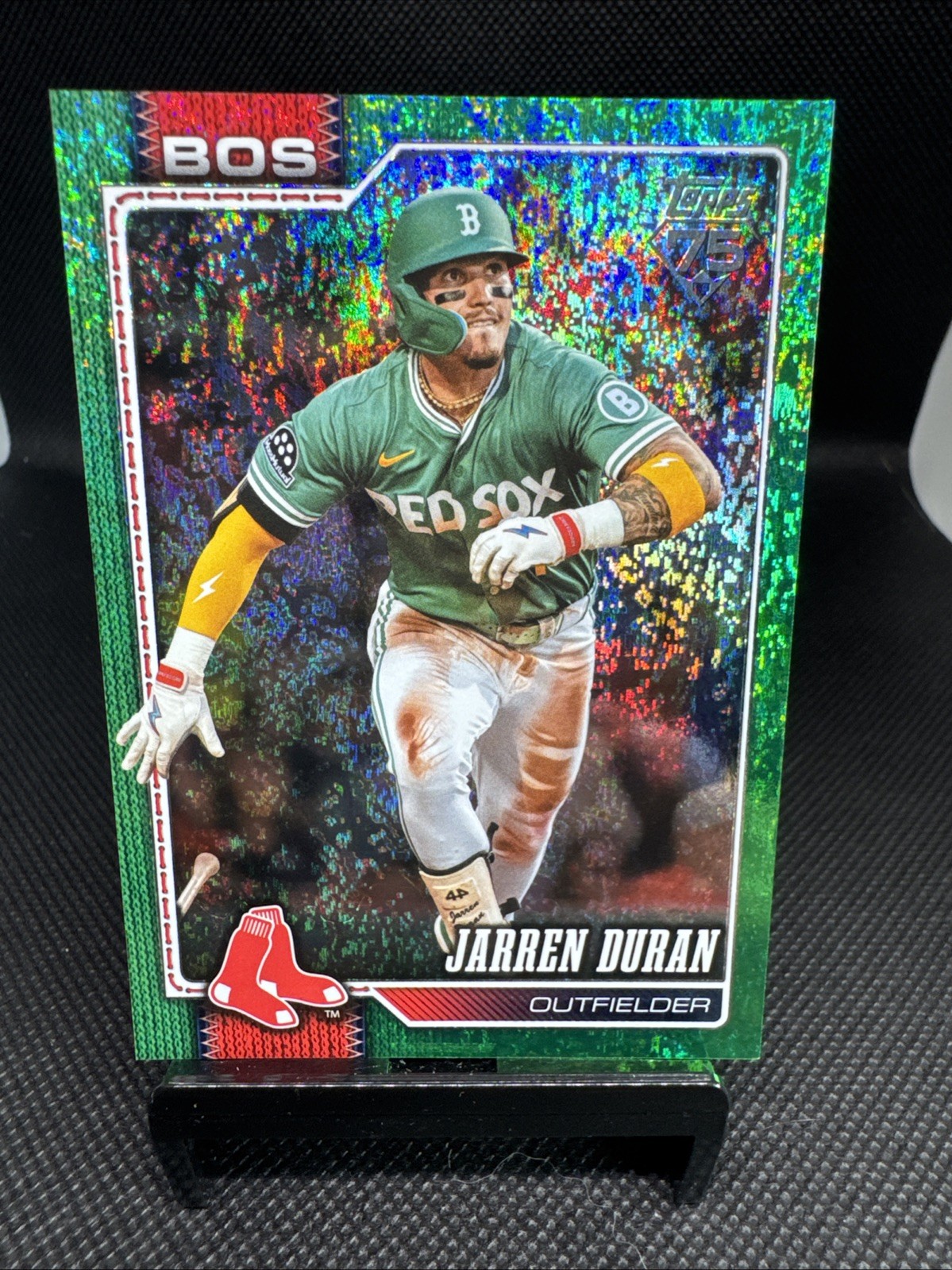 2026 Topps Series 2 Jarren Duran #560 Green Holofoil /99 Red Sox – 1st On Print