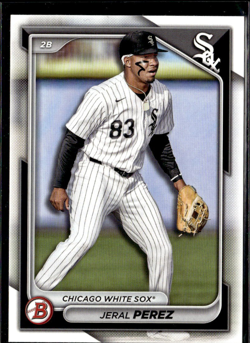 2024 Bowman Draft Paper Jeral Perez Chicago White Sox #BD-154 5 Card Lot