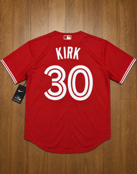 Toronto Blue Jays Alejandro Kirk #30 Red Baseball Jersey Size S-2XL Stitched NWT