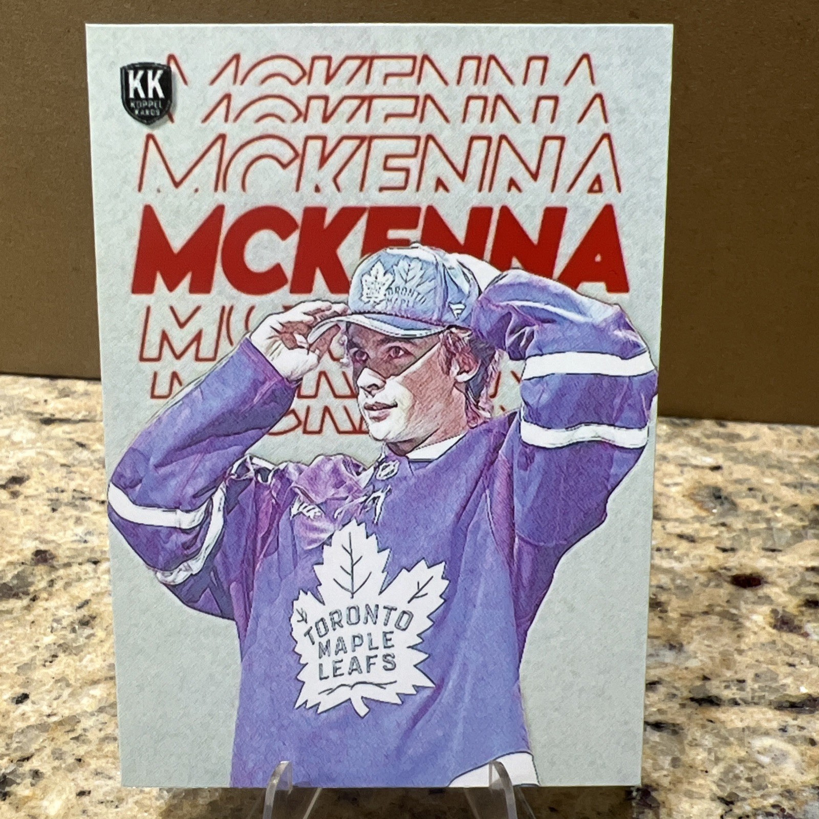 2026 Gavin McKenna CUSTOM ROOKIE CARD Toronto Maple Leafs