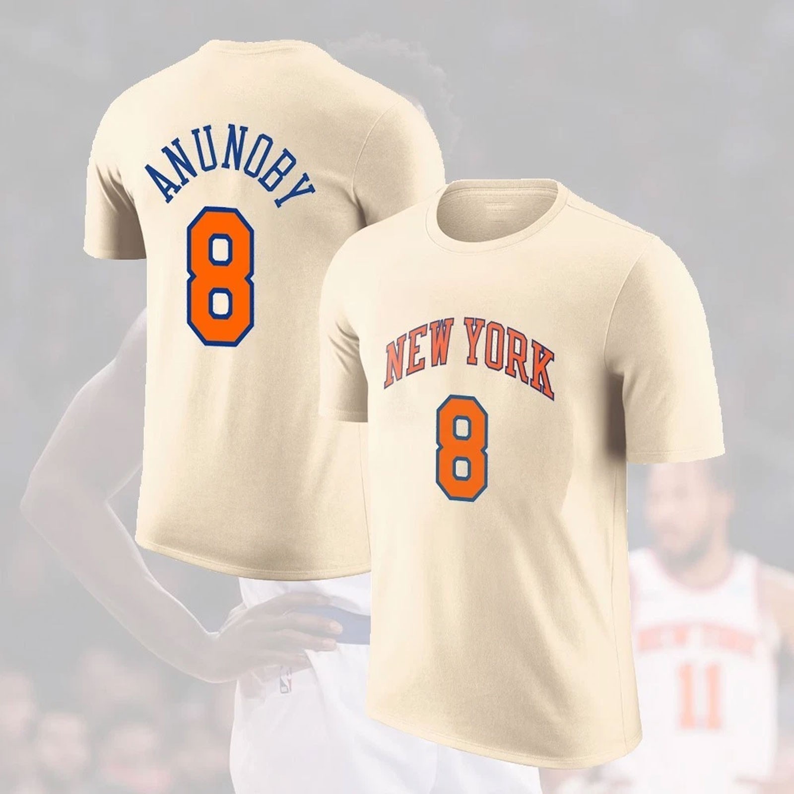 OG Anunoby #8 NY Knicks 2026 Player Name & Number Finals Game S-5XL – HOT NEW!