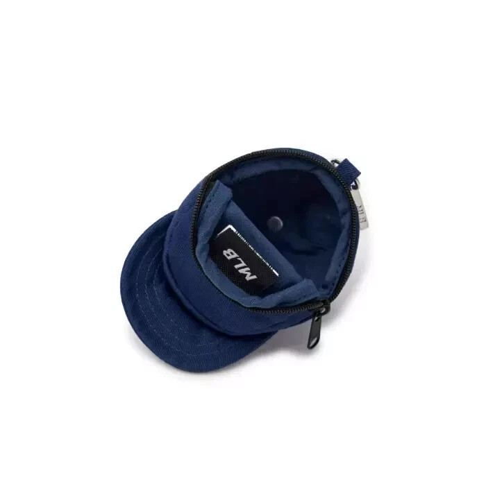 MLB Korea Basic Ball Cap Pouch Keyring Los Angeles Dodgers Indigo 3APOB015N