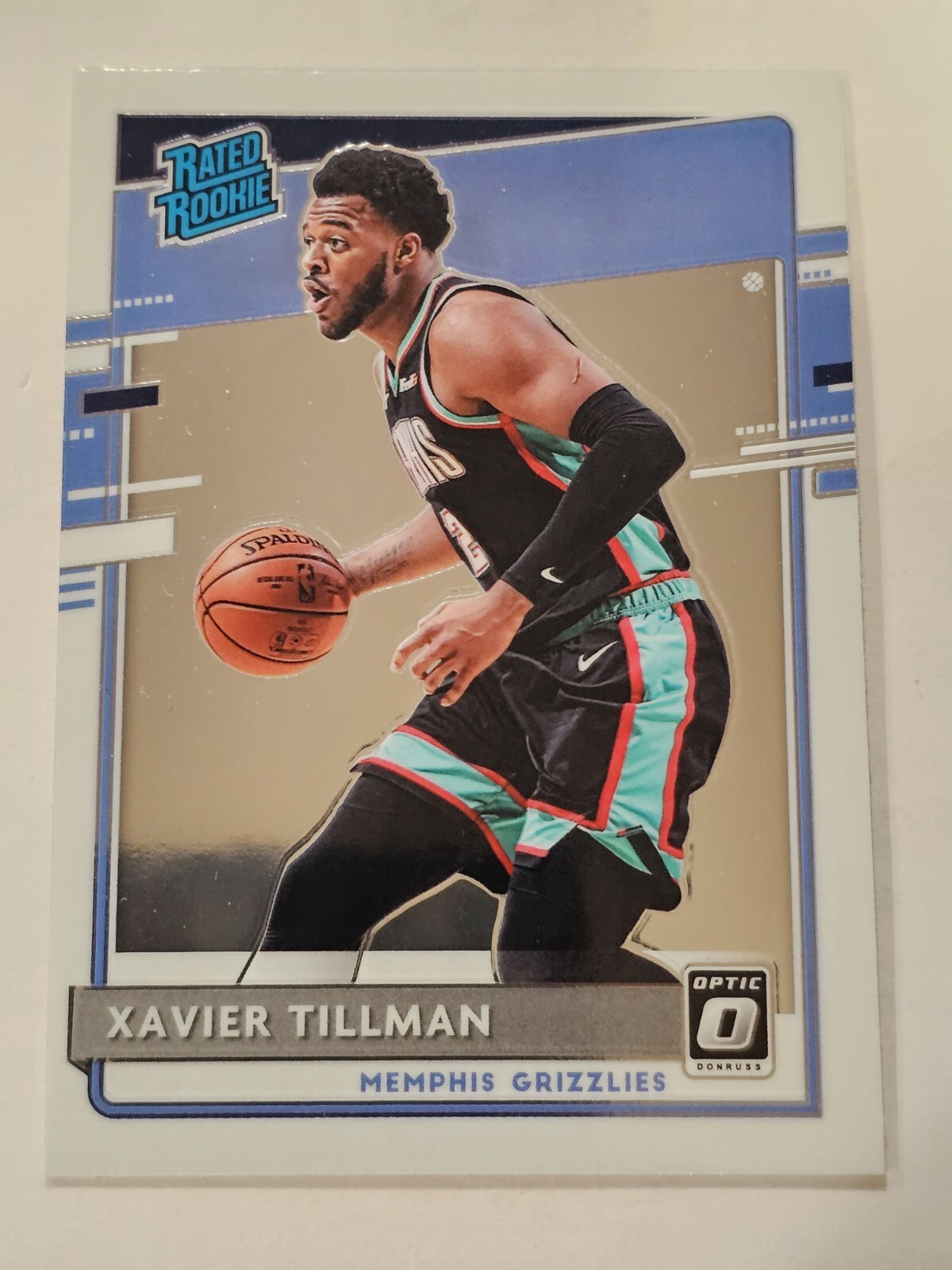 2020-21 Donruss Optic Xavier Tillman Rated Rookie #185 Memphis Grizzlies