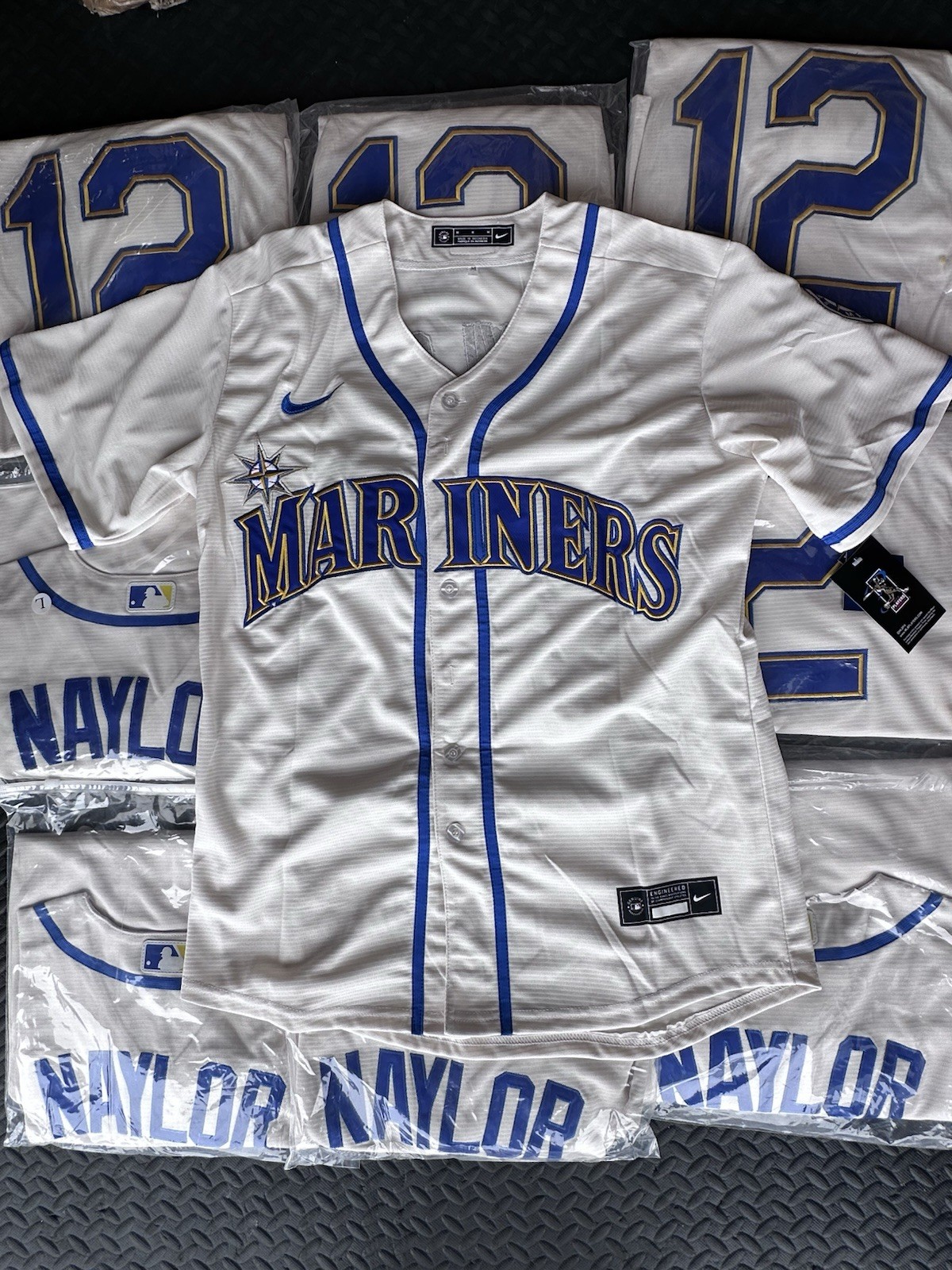 Seattle Mariners Naylor Jersey Men Large