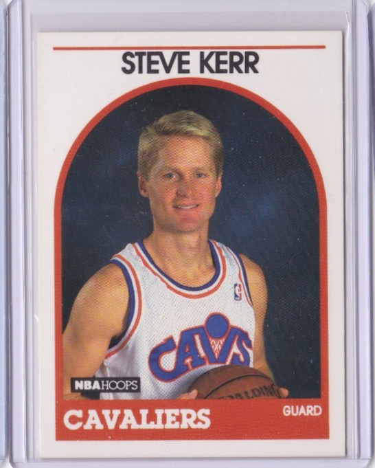 1989-90 NBA Hoops Steve Kerr #351 Cleveland Cavaliers Rookie ID5.3