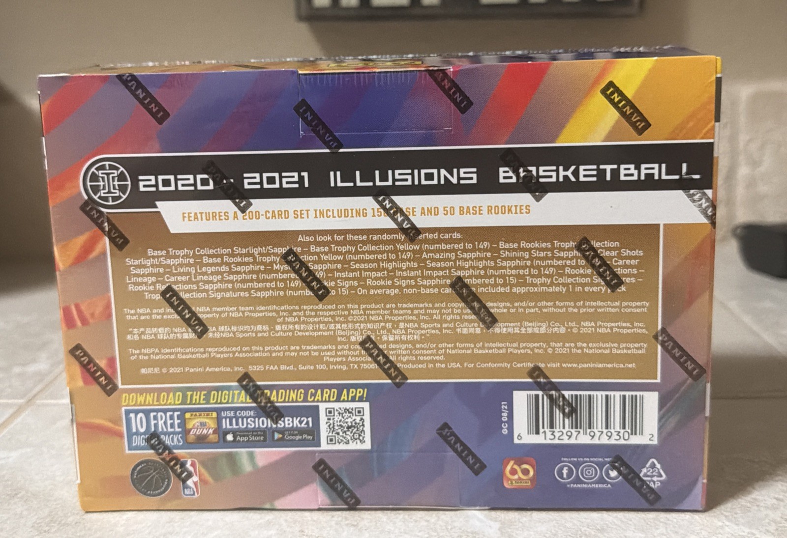2020-21 Panini Illusions NBA Basketball Mega Box New Factory Sealed Box