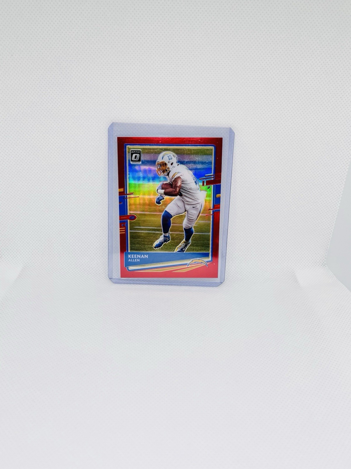 2020 Donruss Optic #55 Keenan Allen Red Optic #/99 Los Angeles Chargers