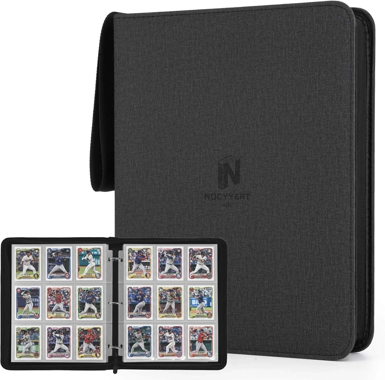 Trading Card Binder, Premium 9 Pocket 720 Double Sided Pocket Collection Binder