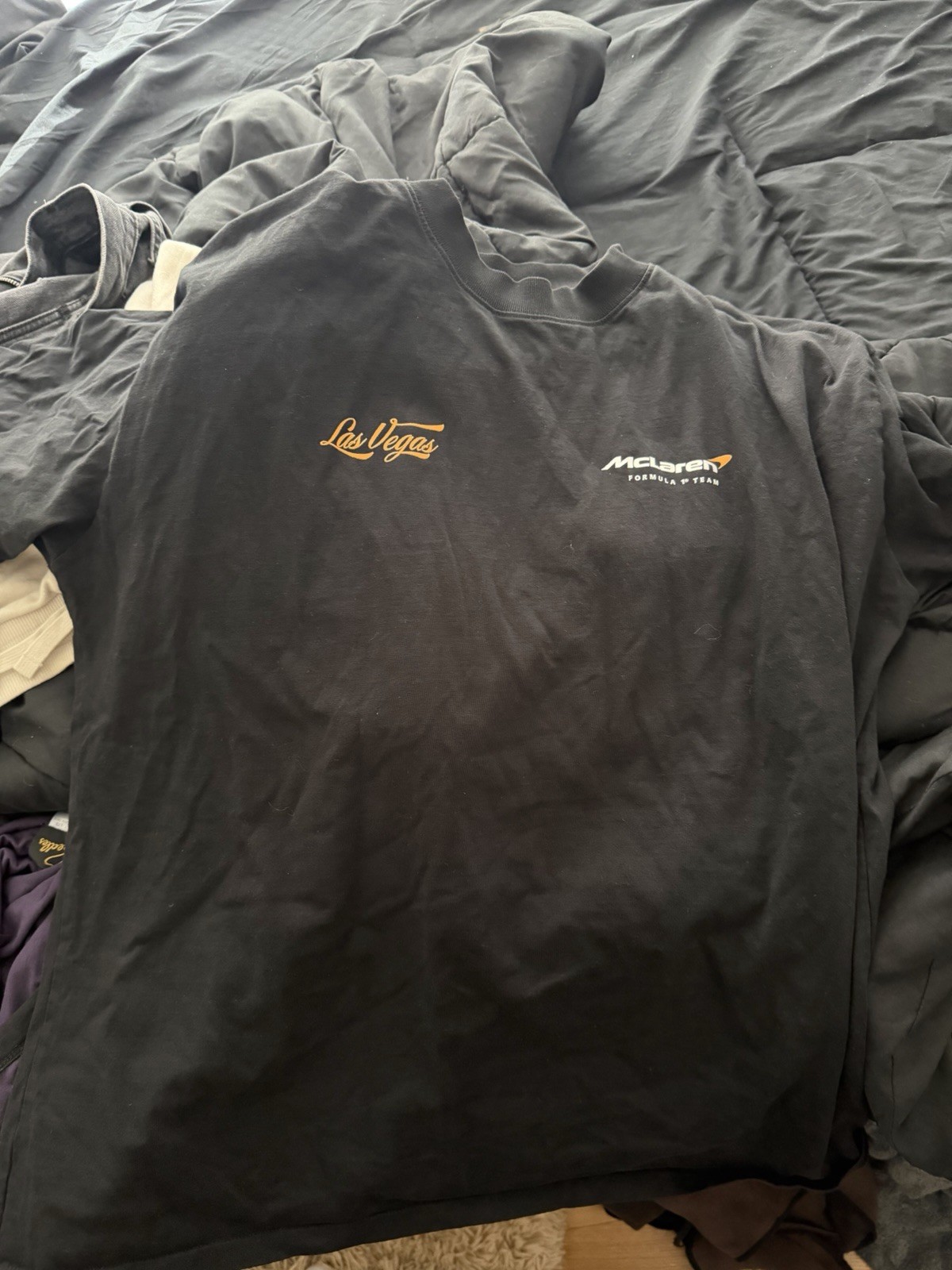 McLaren McLaren Formula 1 Team Las Vegas Black Sweatshirt Size L