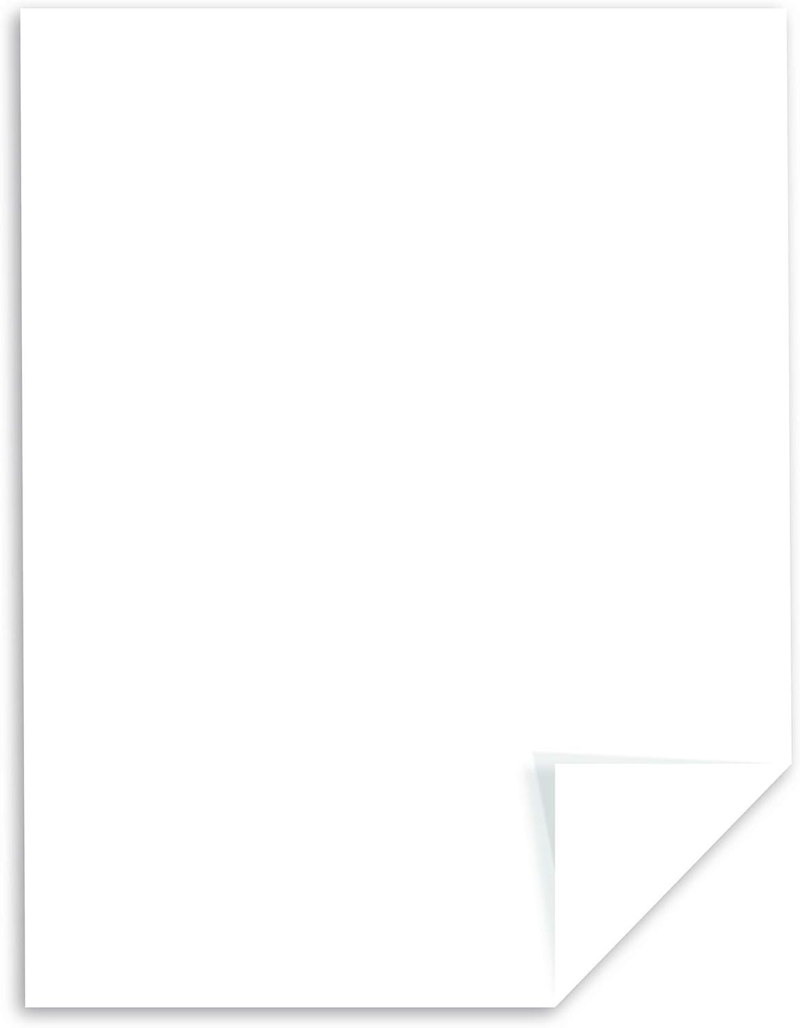 110 lb Exact Index Cardstock, 250 Sheets, 8.5×11, Acid-Free, White