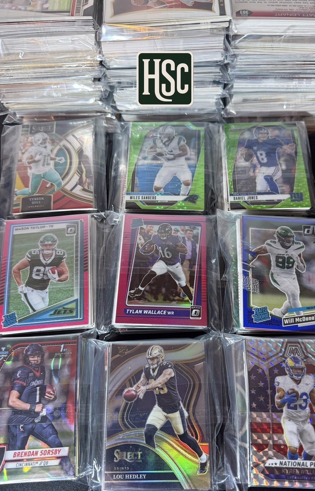 Football NFL – 80 Card Lot – Rookies, Parallels, Memorabilia, Autos, Numbered