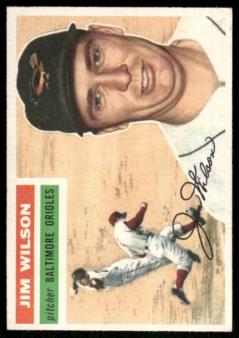1956 Topps #171b Jim Wilson