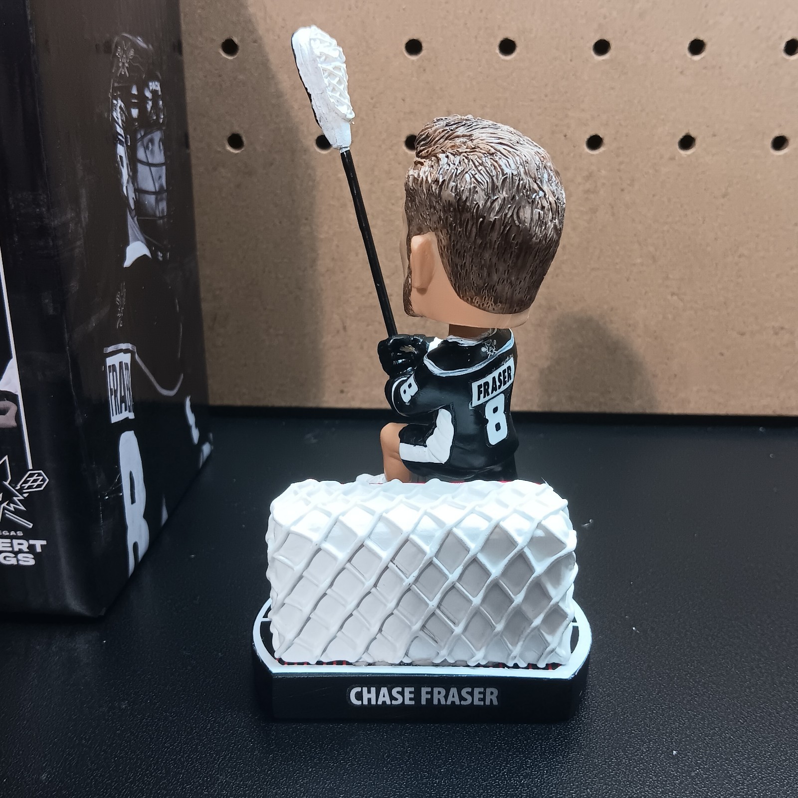 Las Vegas Desert Dogs Lacrosse Chase Fraser 2025 Bobblehead NLL Buffalo Bandits