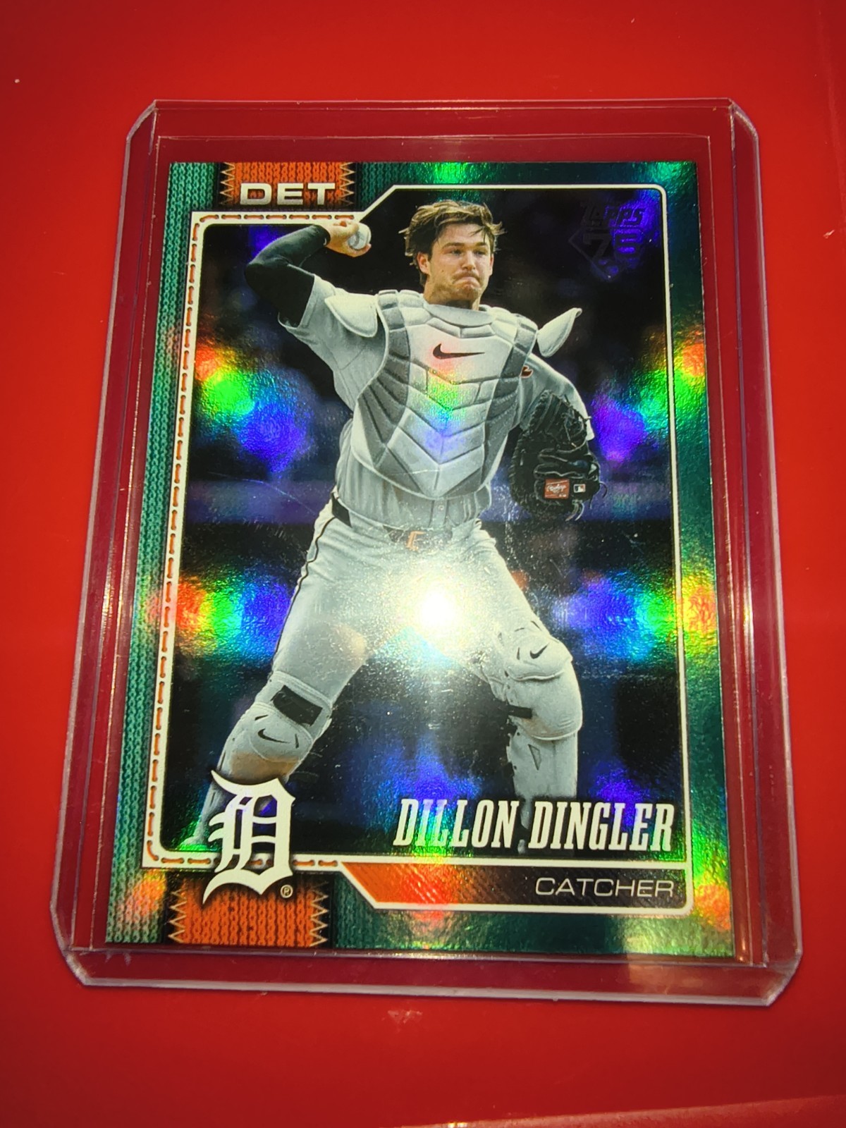 DILLON DINGLER 2026 Topps Series 2 #351 Teal Foil Detroit Tigers SP