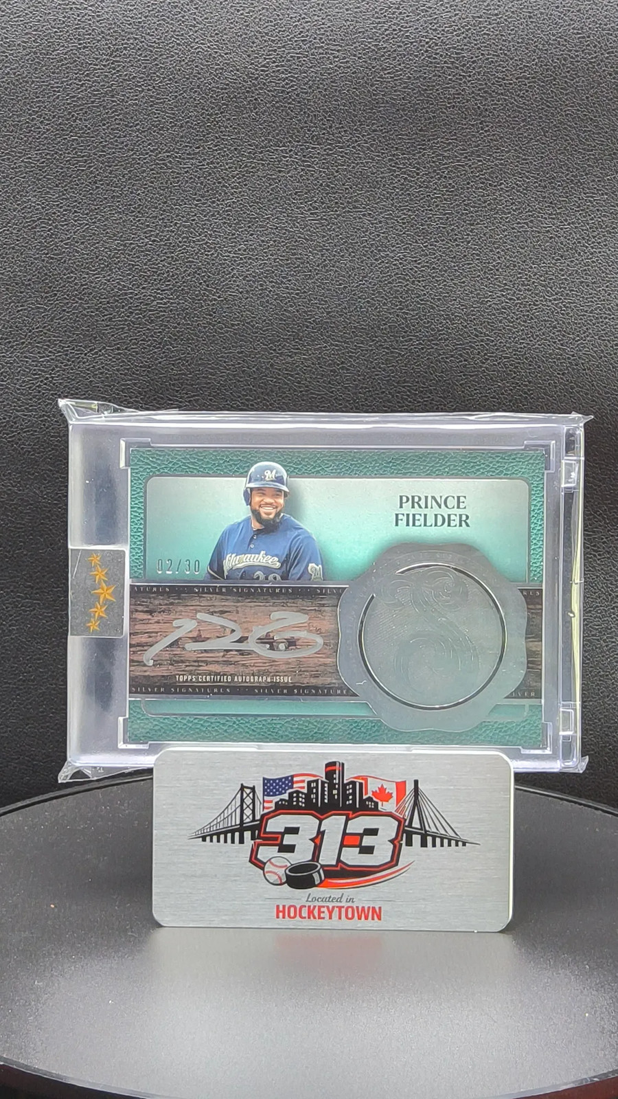2025 Topps Five Star Silver Signatures Prince Fielder #FSS-PF 02/30 Silver Ink
