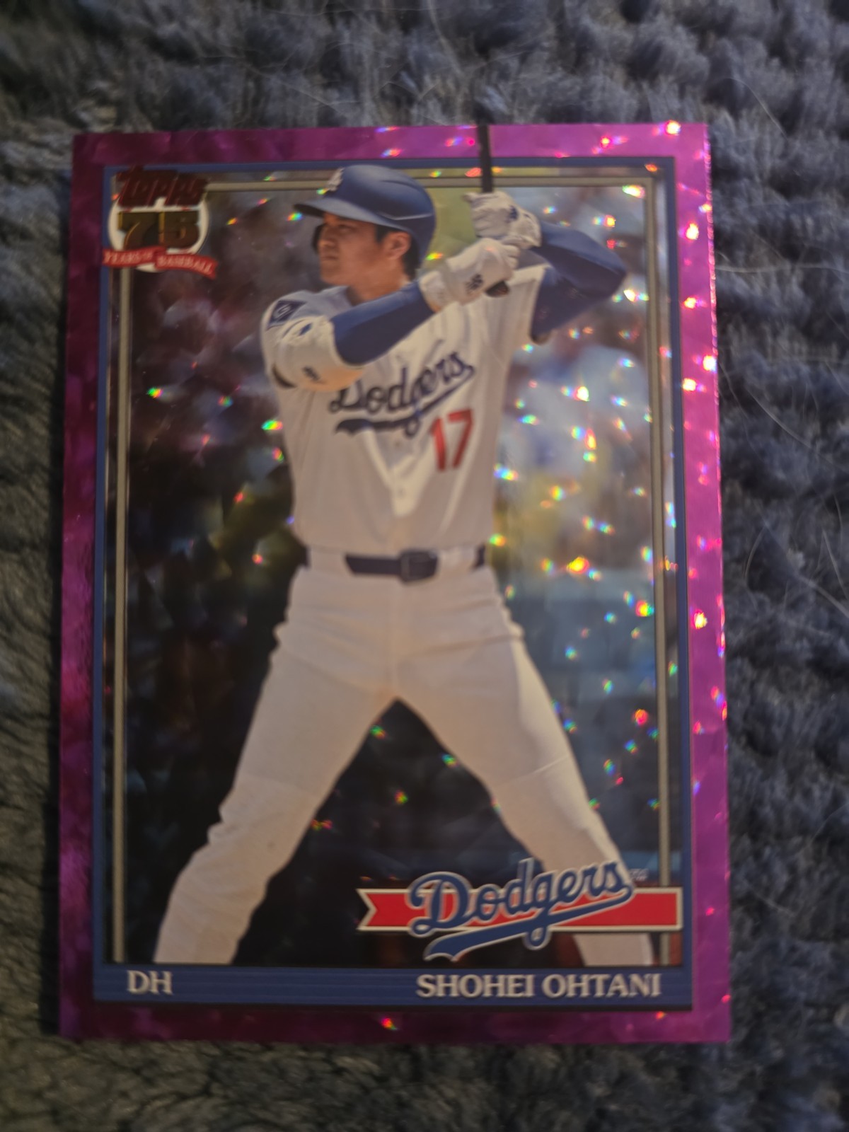 2026 Topps Series 2 1991 All Star Insert Shohei Ohtani Pink Crackle 91B2-1