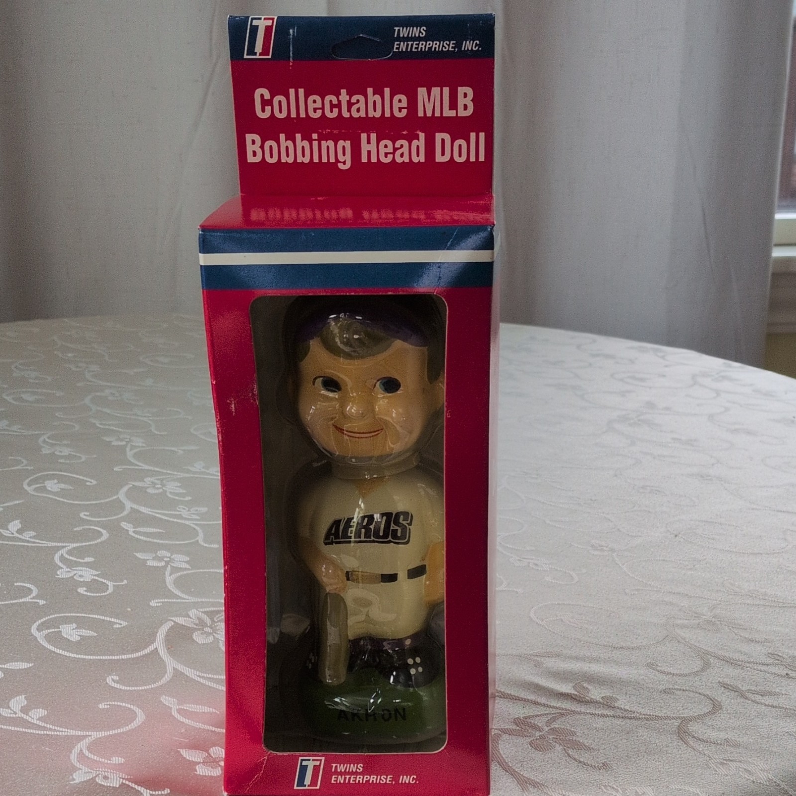 Akron Aeros MLB Baseball Bobblehead In Original Packaging.