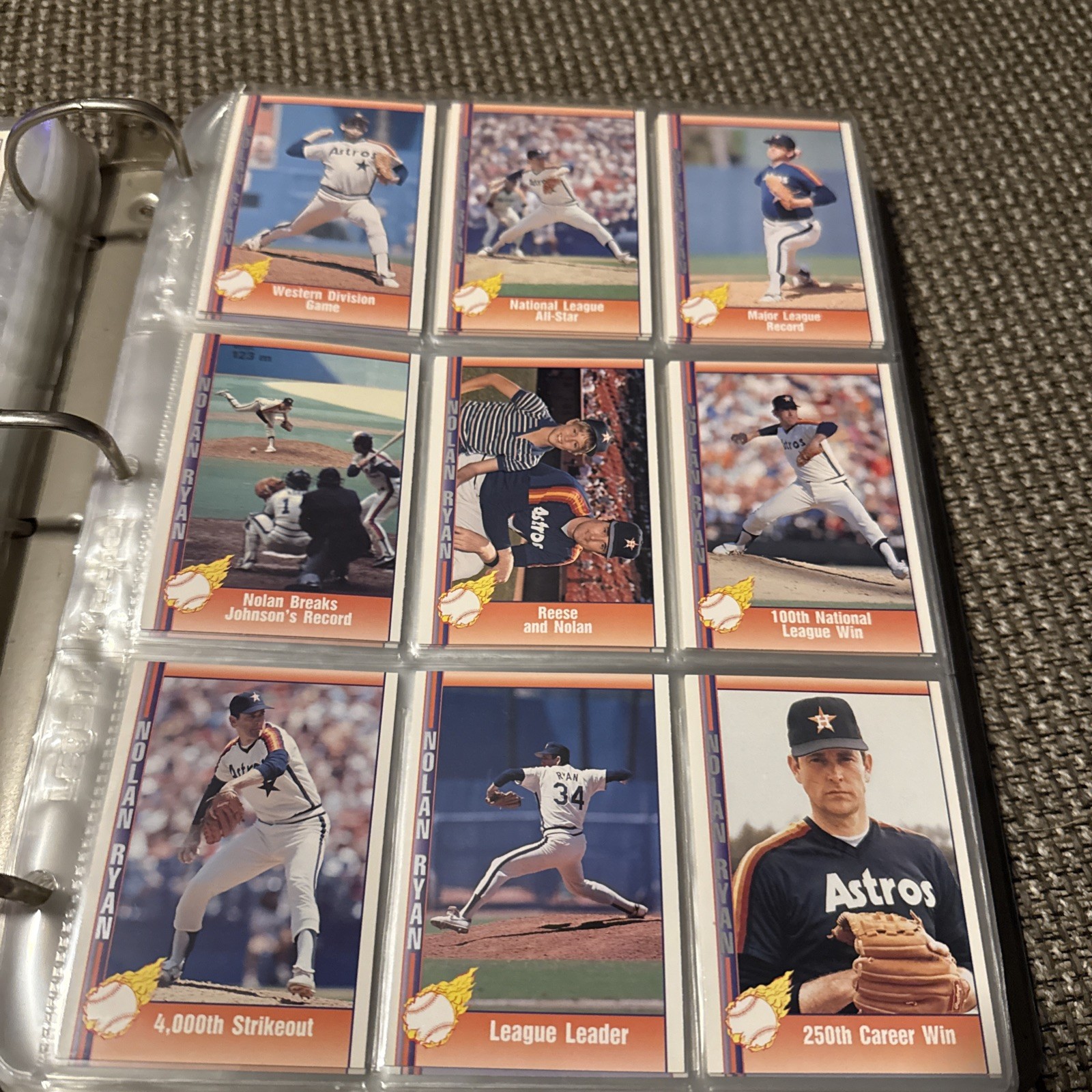 1991-92 Pacific Ryan Texas Express Baseball -You Pick- Nolan Ryan MLB Cards