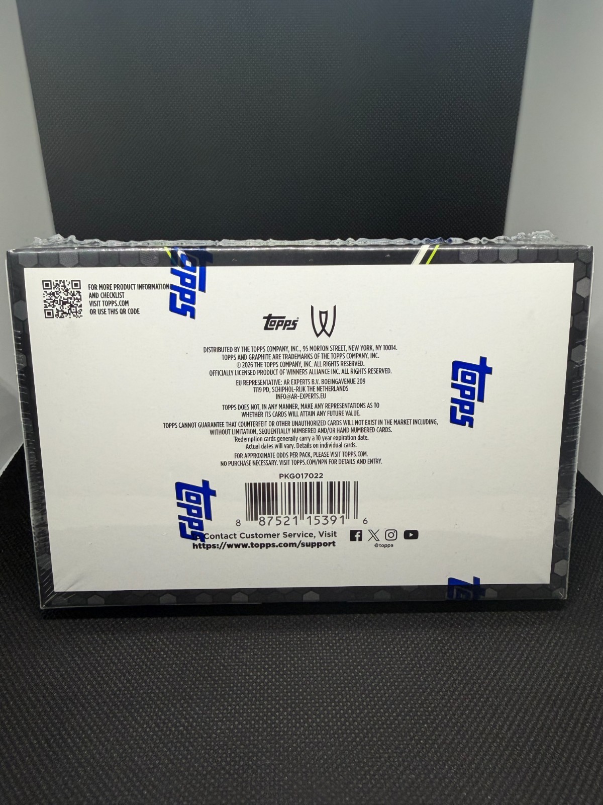 2026 TOPPS GRAPHITE TENNIS HOBBY BOX (4 Guaranteed AUTOs) New Sealed