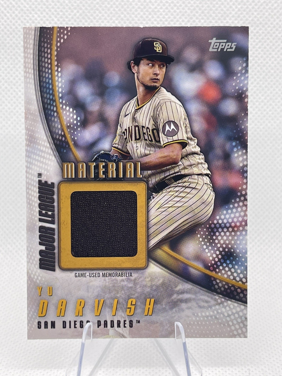 2025 Topps Series 2 Material Yu Darvish #MLM2-YD Game-Used Patch Gold SP#/50