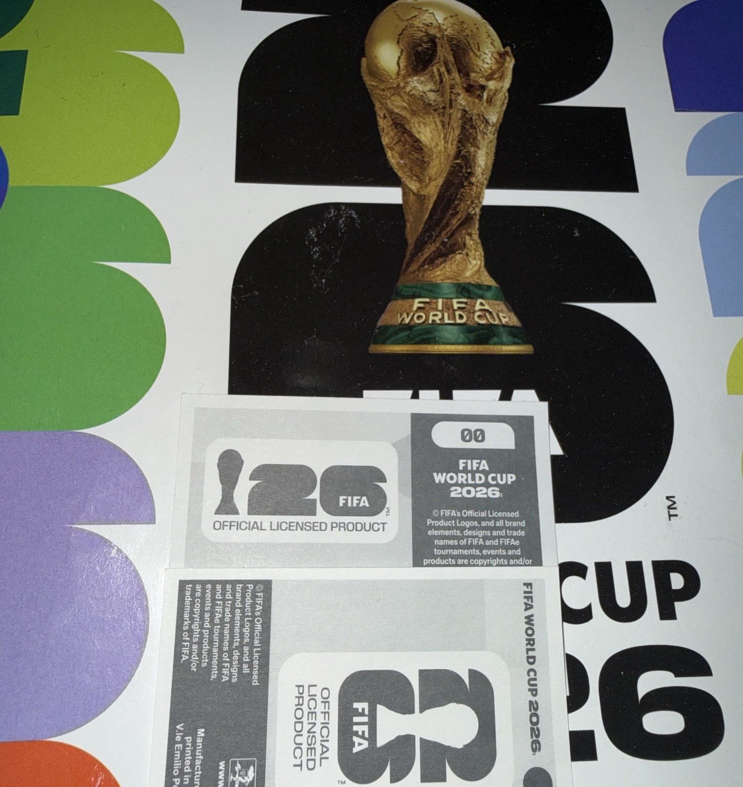 Panini FIFA World Cup 2026 Hologram Soccer Sticker Player Portrait Non-Stuck