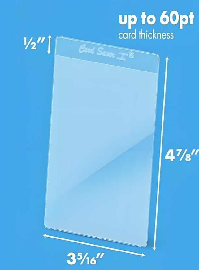 40 PCS 3⅜″ × 4⅞″ Semi Rigid Card Holders – PSA / Grading Submission Trading Card