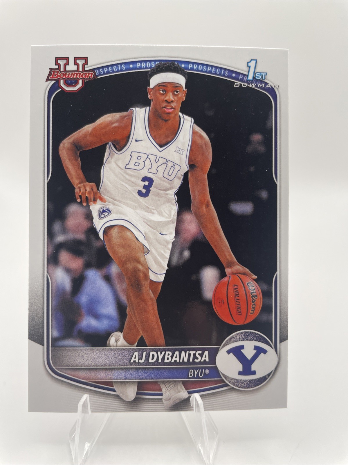 2025-26 Bowman Prospects AJ Dybantsa RC #BPP-1 1st BYU Cougars