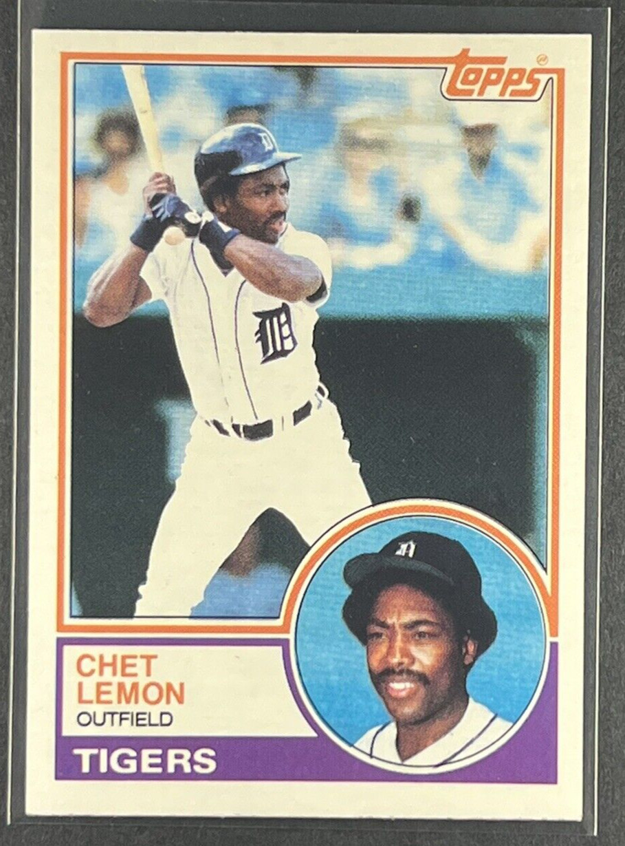Chet Lemon 1983 Topps Baseball #727 Detroit Tigers