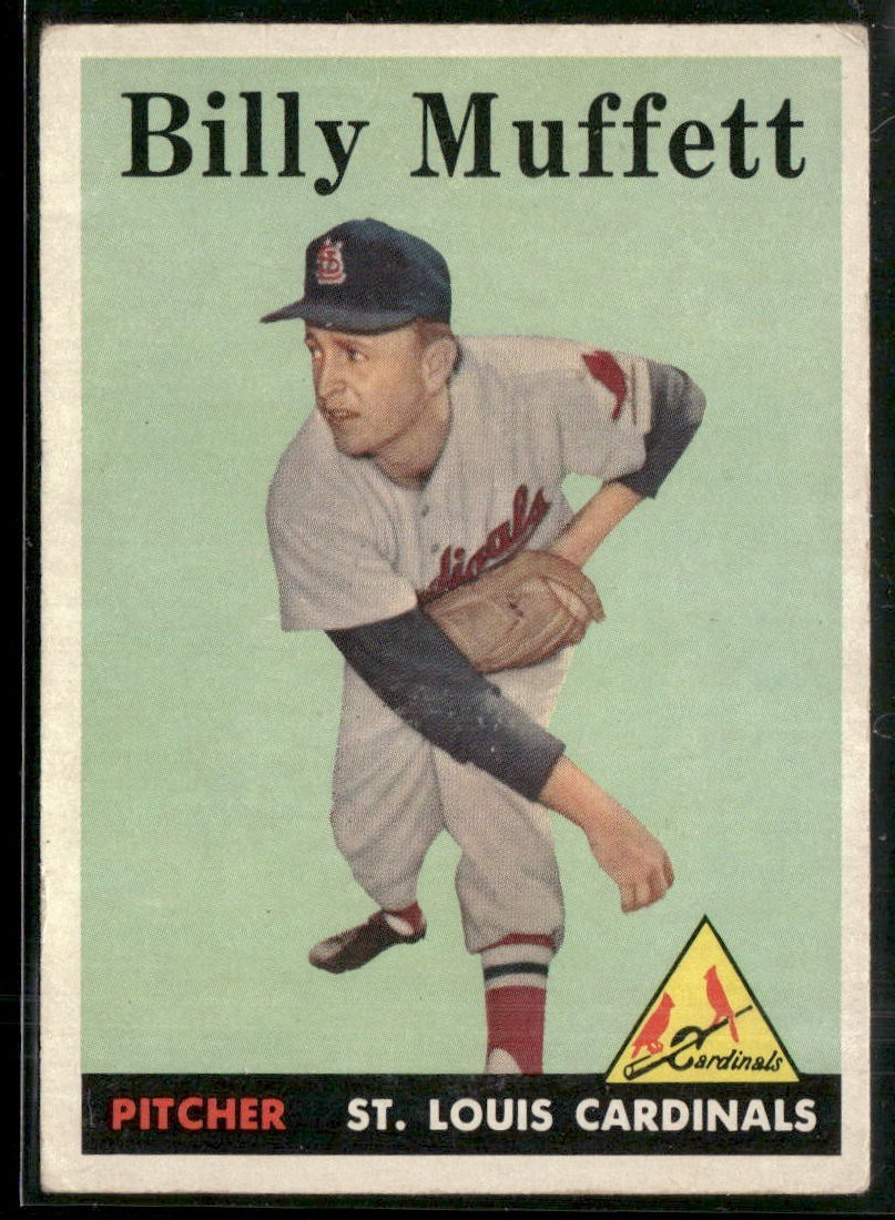 1958 Topps #143 Billy Muffett Cardinals
