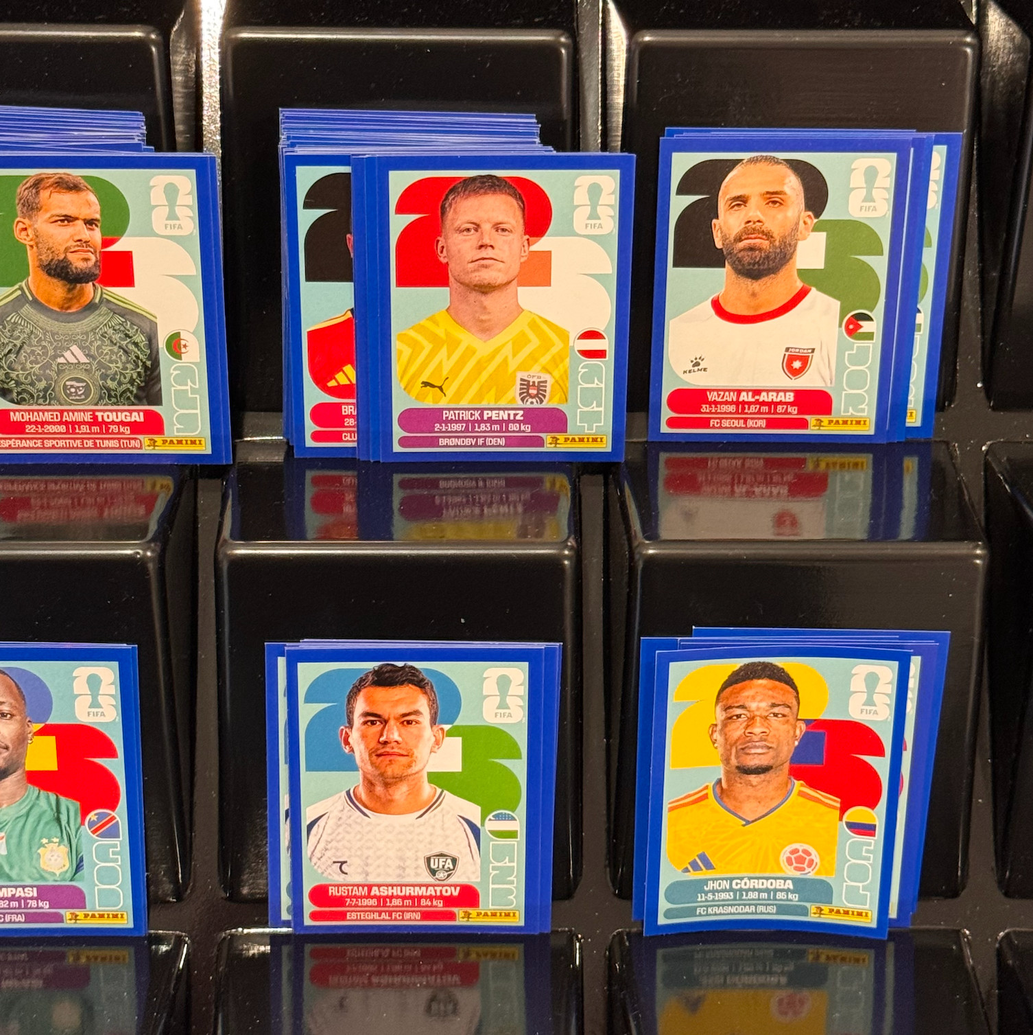 2026 Panini FIFA World Cup Sticker Blue Parallel Complete Lot Group J K L