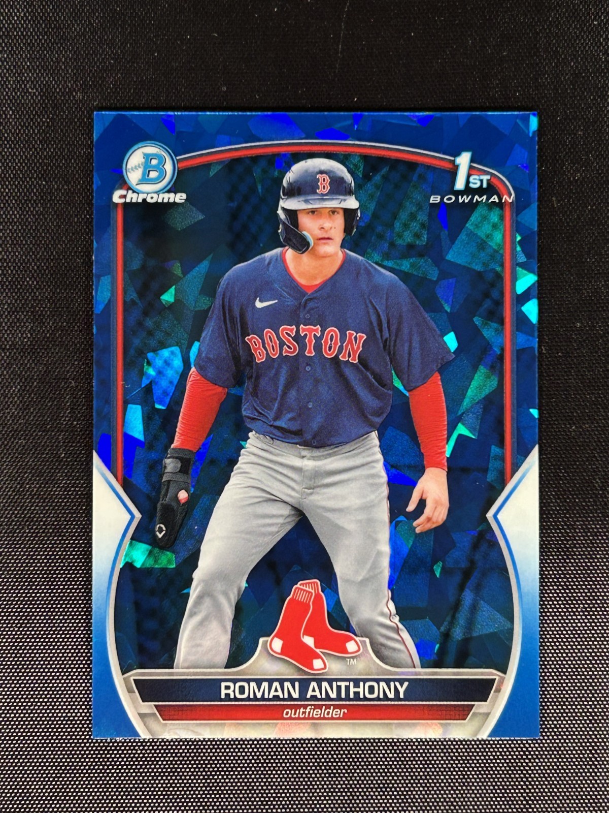 2023 Bowman Sapphire Refractor Roman Anthony Chrome 1st Prospect #BCP-71 Red Sox