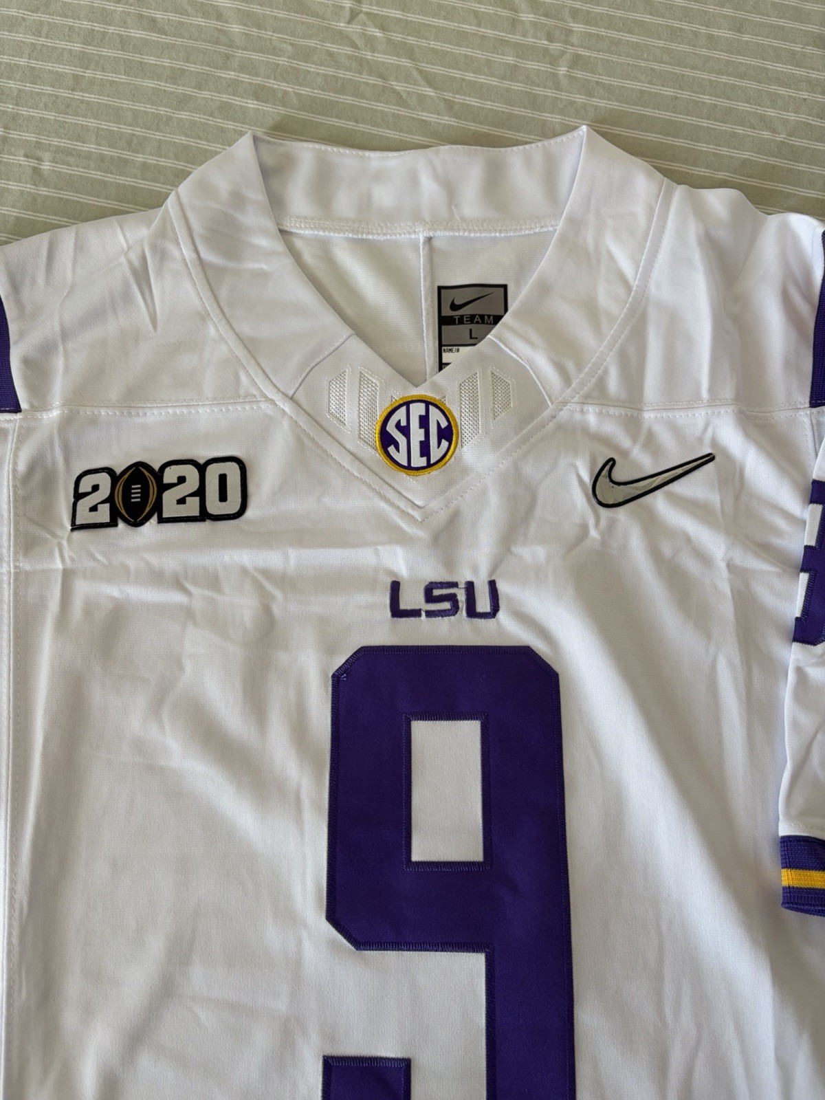 Joe Burrow LSU Tigers 2020 National Championship Jersey! SHIPS SAME DAY!