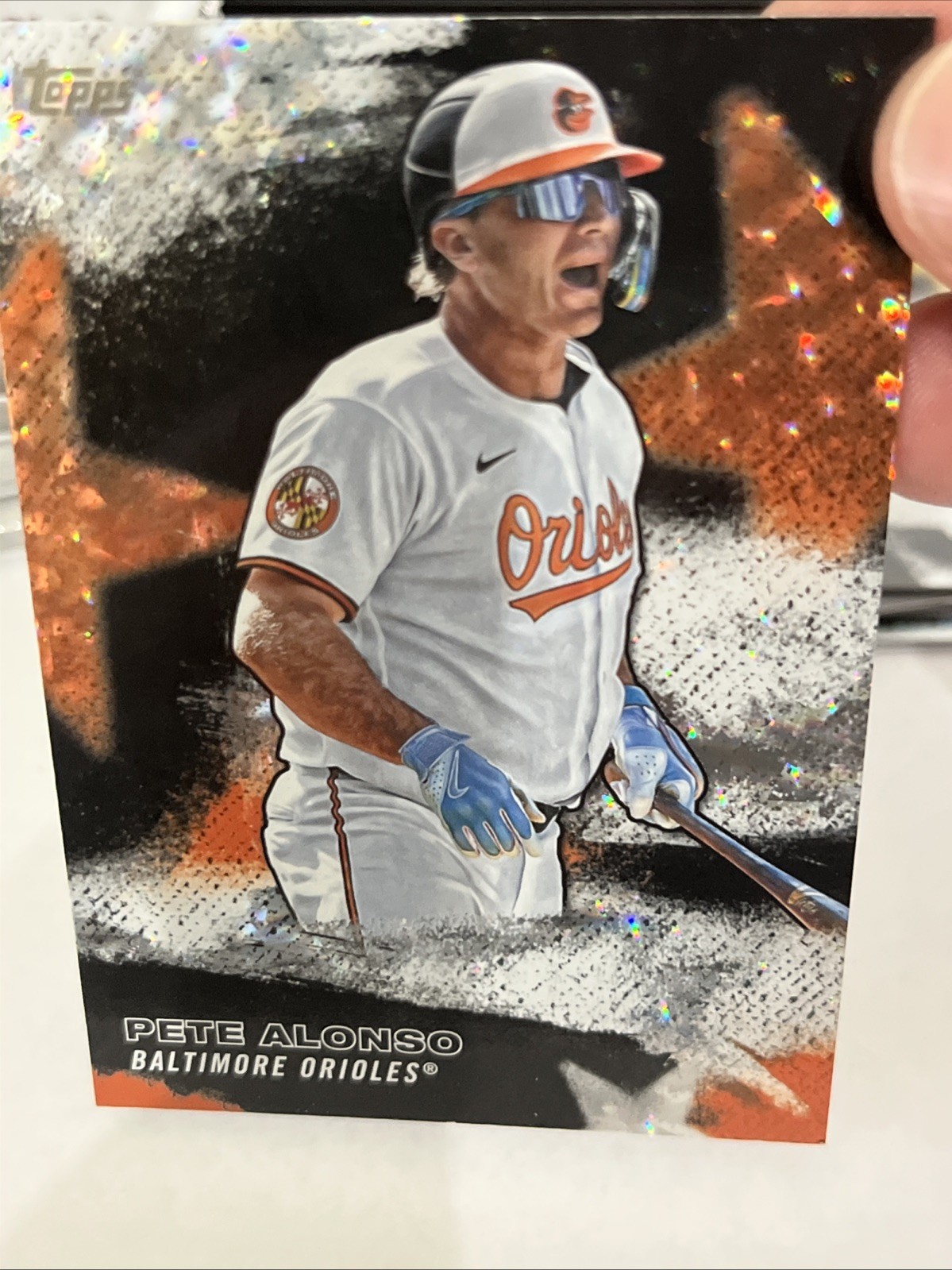 2026 TOPPS STARS OF MLB 47 PETE ALONSO SERIES 2-CRACKLE FOIL