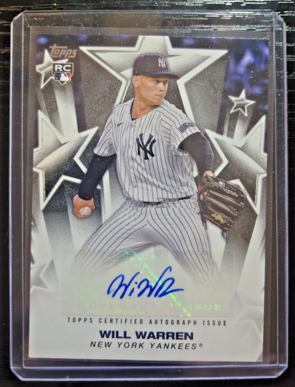 Topps 2025 Series 1 Baseball Stars Autographs Will Warren RC Auto BSA-WWA