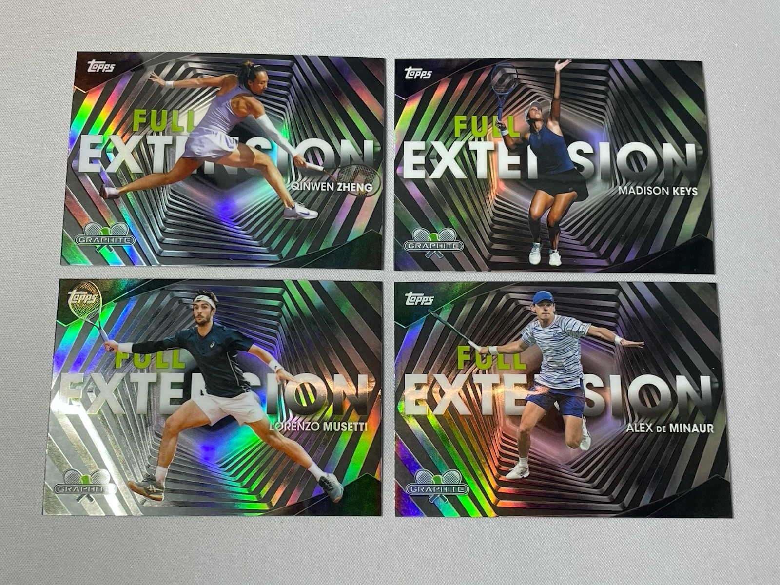 2026 Topps Graphite Tennis Refractors – Pick Your Player or Insert
